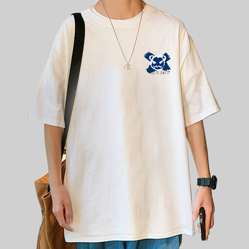 【极展】夏季港风情侣T恤