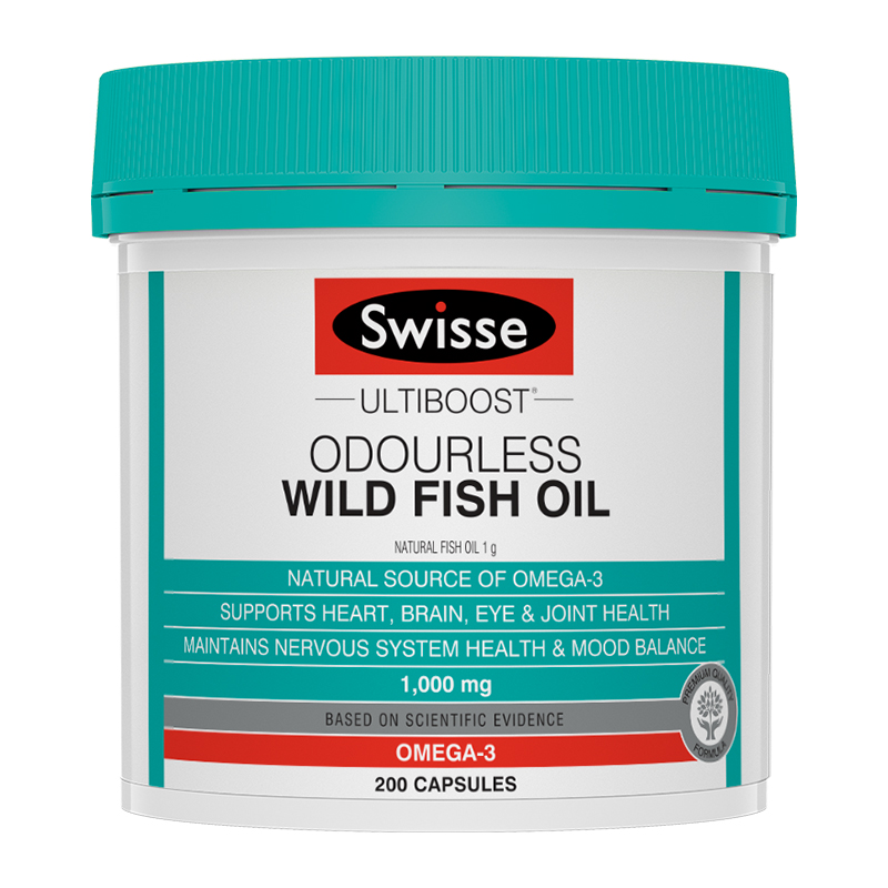 澳洲Swisse无腥味深海鱼油胶囊*2