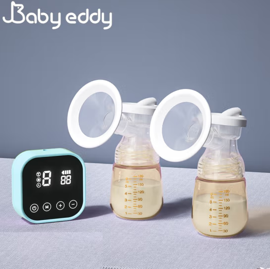 93元包邮！babyeddy 智能变频双边电动吸奶器