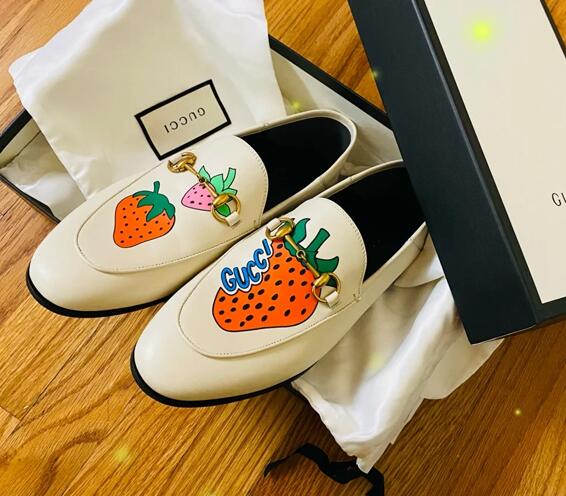 变相42折 Gucci 草莓乐福鞋 折后价 374 99 拔草哦