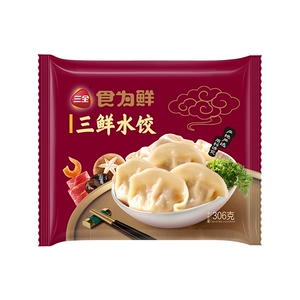 【任选10件包邮】三全水饺速食早餐包点馅饼速冻饺子馄饨云吞抄手