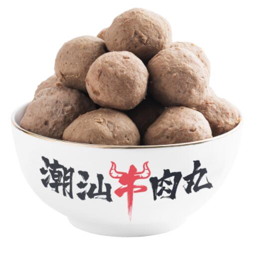 34.9元包邮！好串意 正宗潮汕手打牛筋丸牛肉丸超值2斤