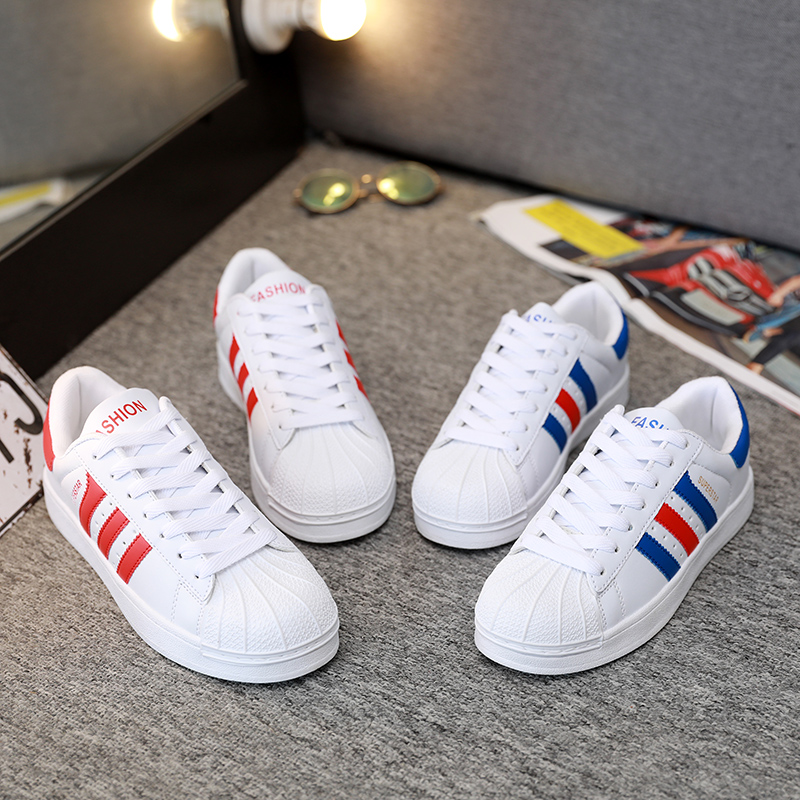 2022春季新款情侣款贝壳头小白鞋