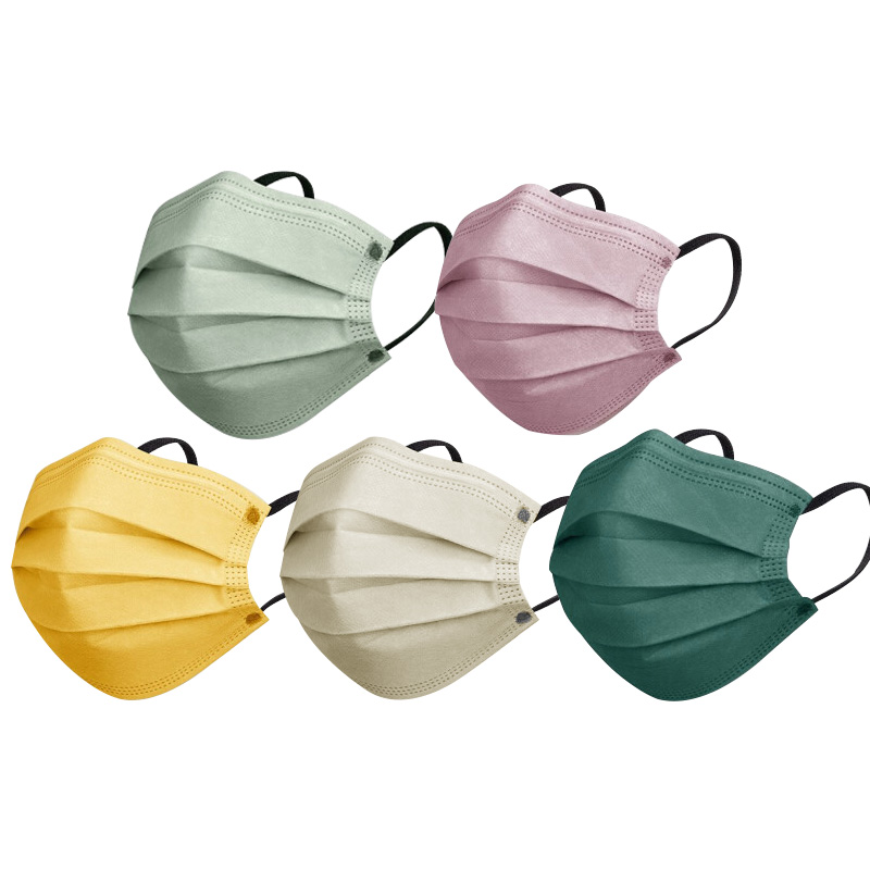 【莫兰迪】5色医用外科口罩独立包装50片