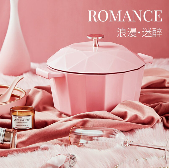 149元包邮！德国Velosan 韦诺森 V003 晶钻珐琅铸铁锅2.8L
