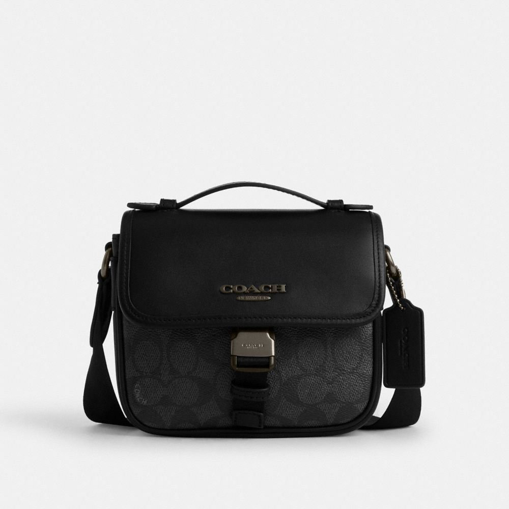 coach racer crossbody bag in signature canvas CBG13-QBMI5