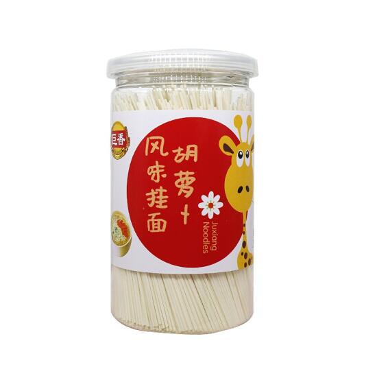 7.52元！巨香 胡萝卜风味儿童营养挂面260g+巨香 猴菇风味挂面900g