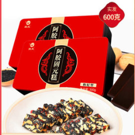29.8元包邮！鹤王枸杞味阿胶糕600g 任选2件