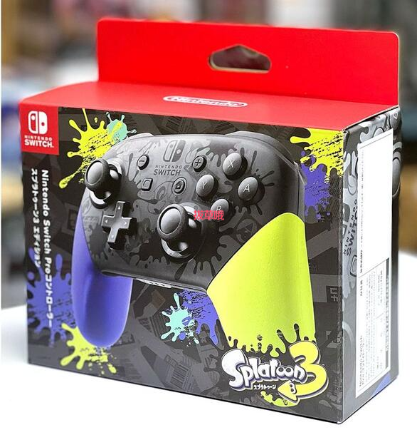 任天堂switch Pro 控制器 Splatoon 3 版 到手 485 06 拔草哦