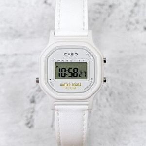 CASIO卡西欧 LA-11WL-7ACF女士皮革表带石英手表