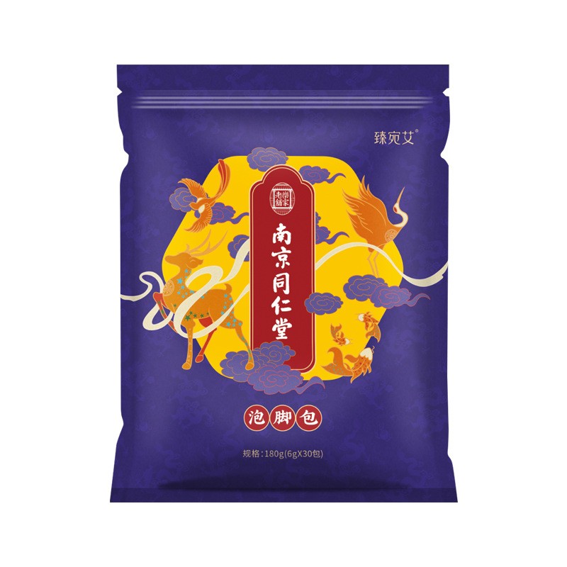 【买2贈1 发3袋】南京同仁堂  艾草艾叶泡脚粉共90包