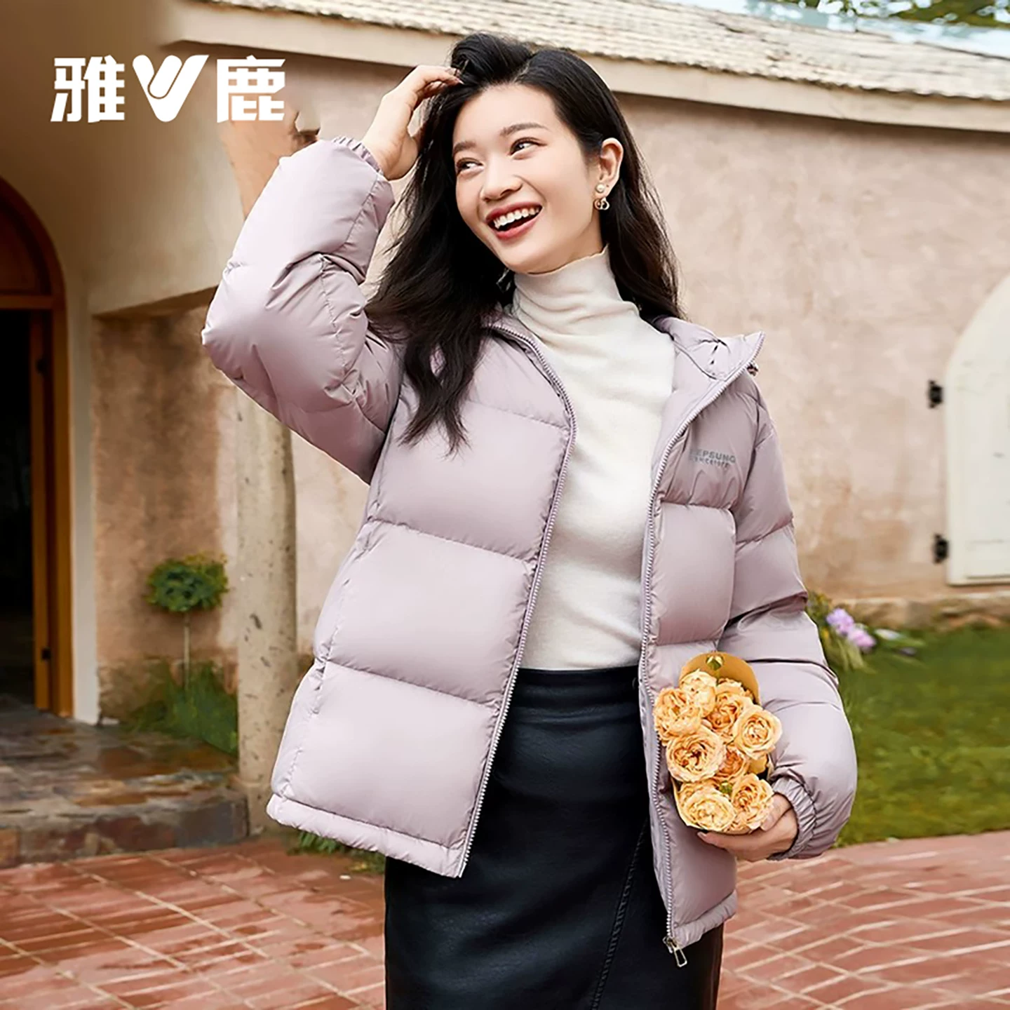 雅鹿面包服短款三防