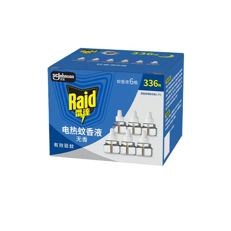 Raid雷达电热蚊香液家庭量装无烟