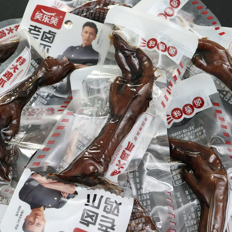 释小龙代言！笑乐笑即食鸡爪15个