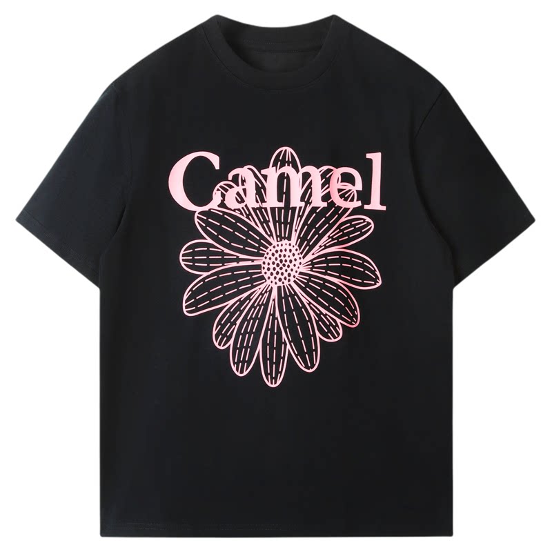 骆驼冰皮T神小雏菊T恤短袖2026夏季新款