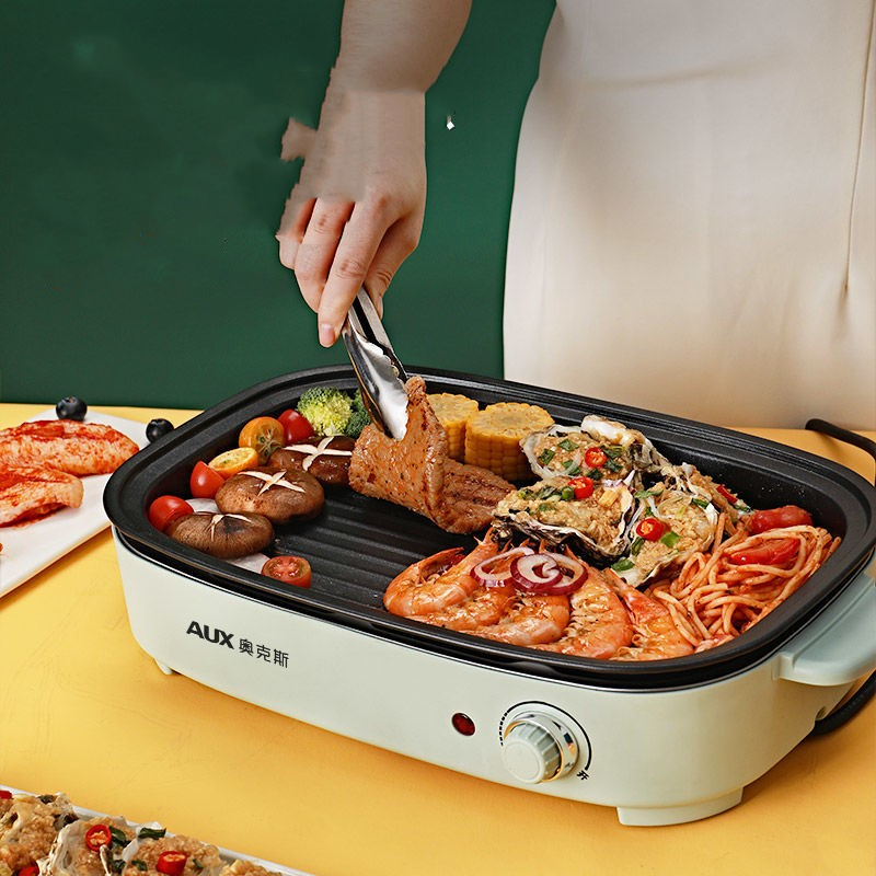 AUX/奥克斯电烤炉家用烤肉锅多功能烧烤