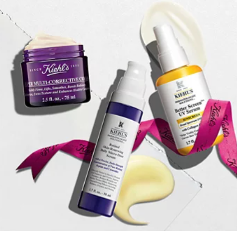 Kiehl's 超值套装参加！高保湿+安白瓶$56