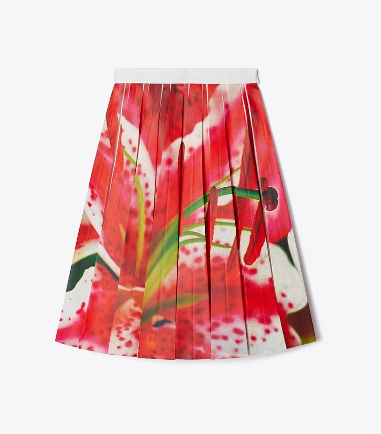 tory burch Printed Twill Skirt