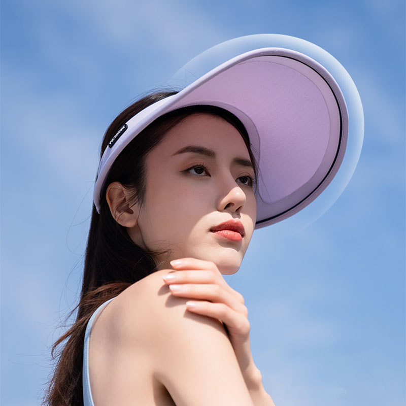 【VVC】防晒帽子夏季空顶帽遮脸防紫外