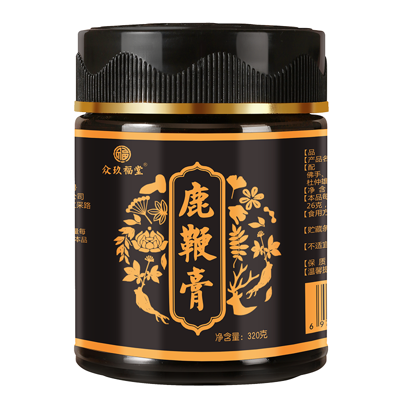 320g【众玖福堂】正品高纯度鹿鞭膏