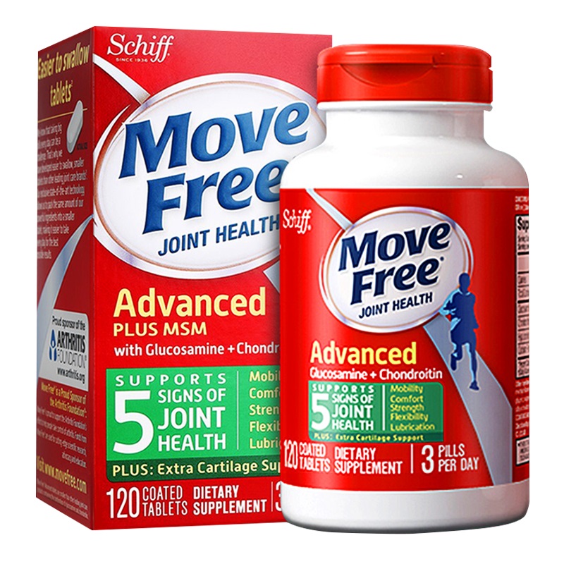 137.4元包邮！益节 氨糖软骨素绿瓶120粒