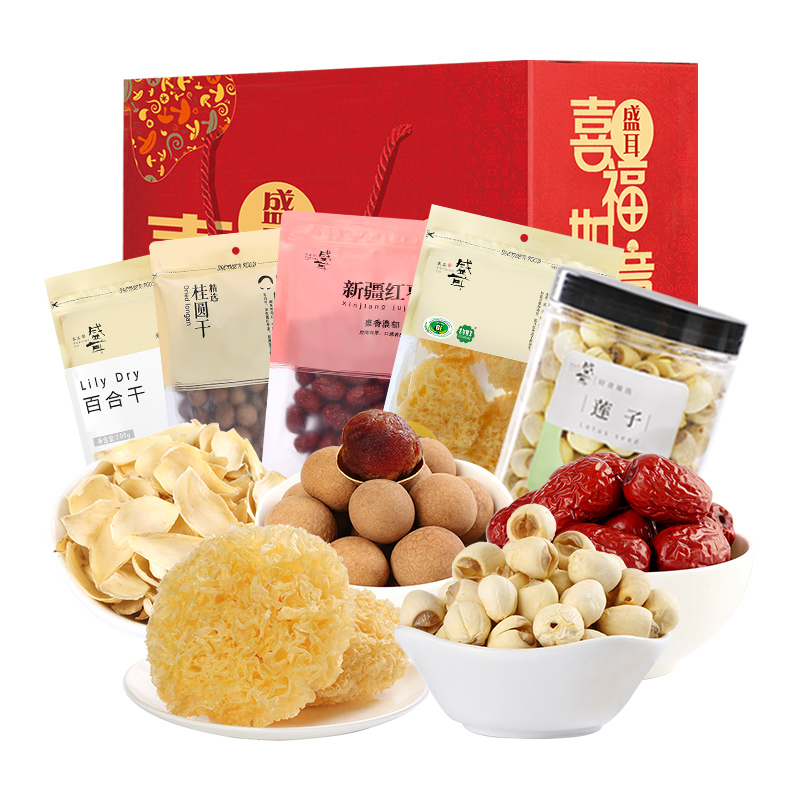 盛耳喜福如意干货礼盒大礼包1500g