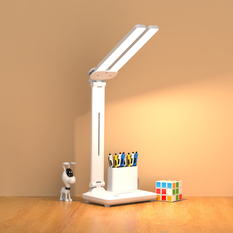 【时光密码】双头折叠笔筒台灯(插电款）