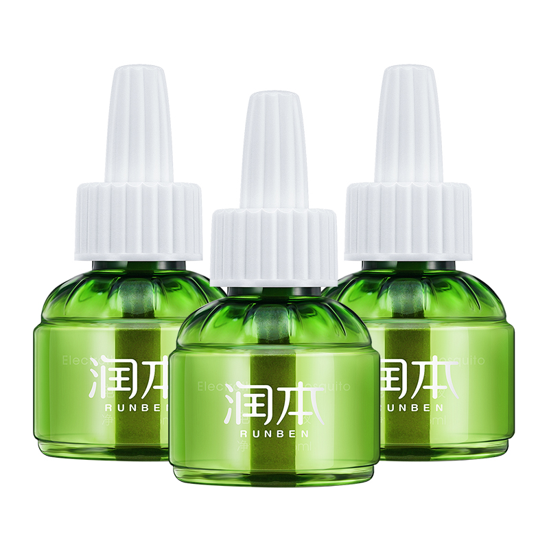 【3瓶】包邮润本电热蚊香液无味电蚊香液