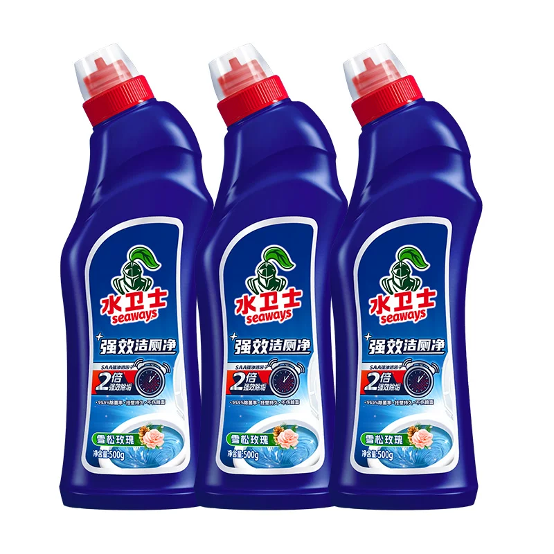 水卫士洁厕剂马桶清洁剂500g*3瓶