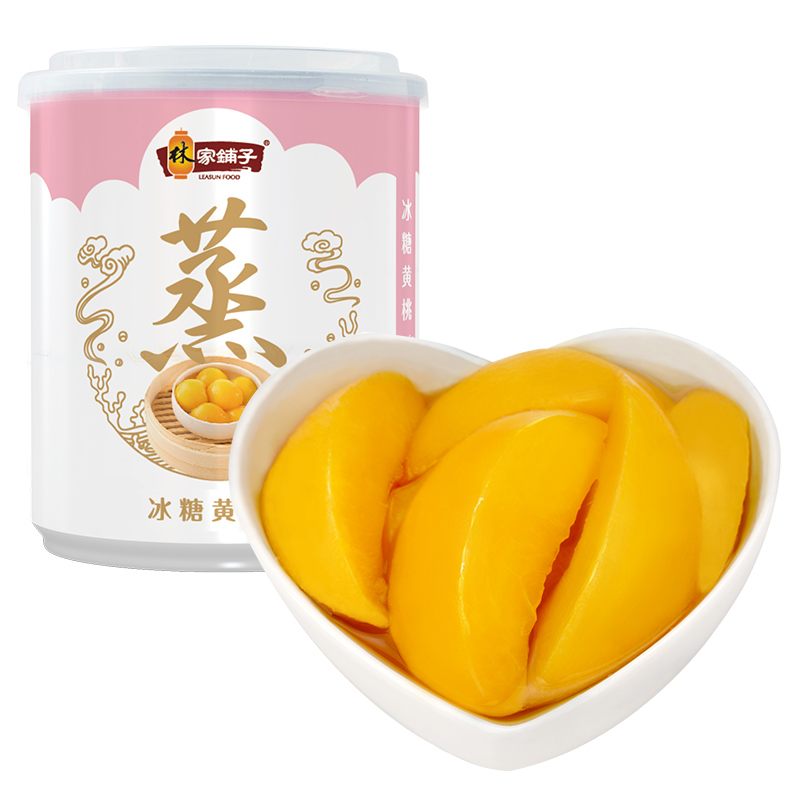 【林家铺子】冰糖黄桃罐头200g*4罐
