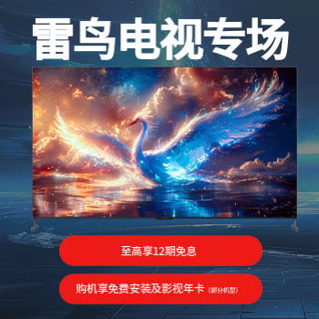 京东 雷鸟电视专区抢购 购机至高享免费安装