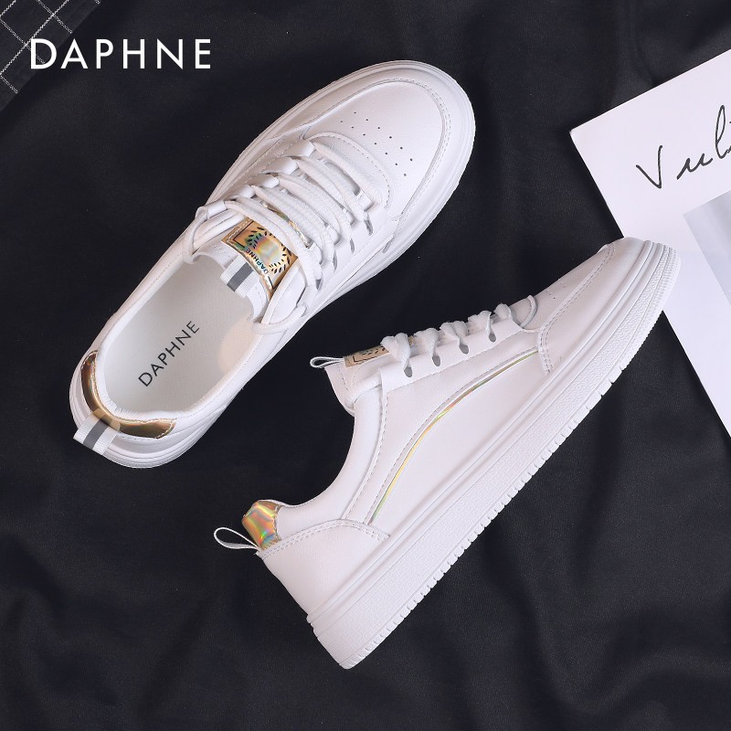 【JD旗舰店】达芙妮（DAPHNE） 小白鞋 韩版板鞋