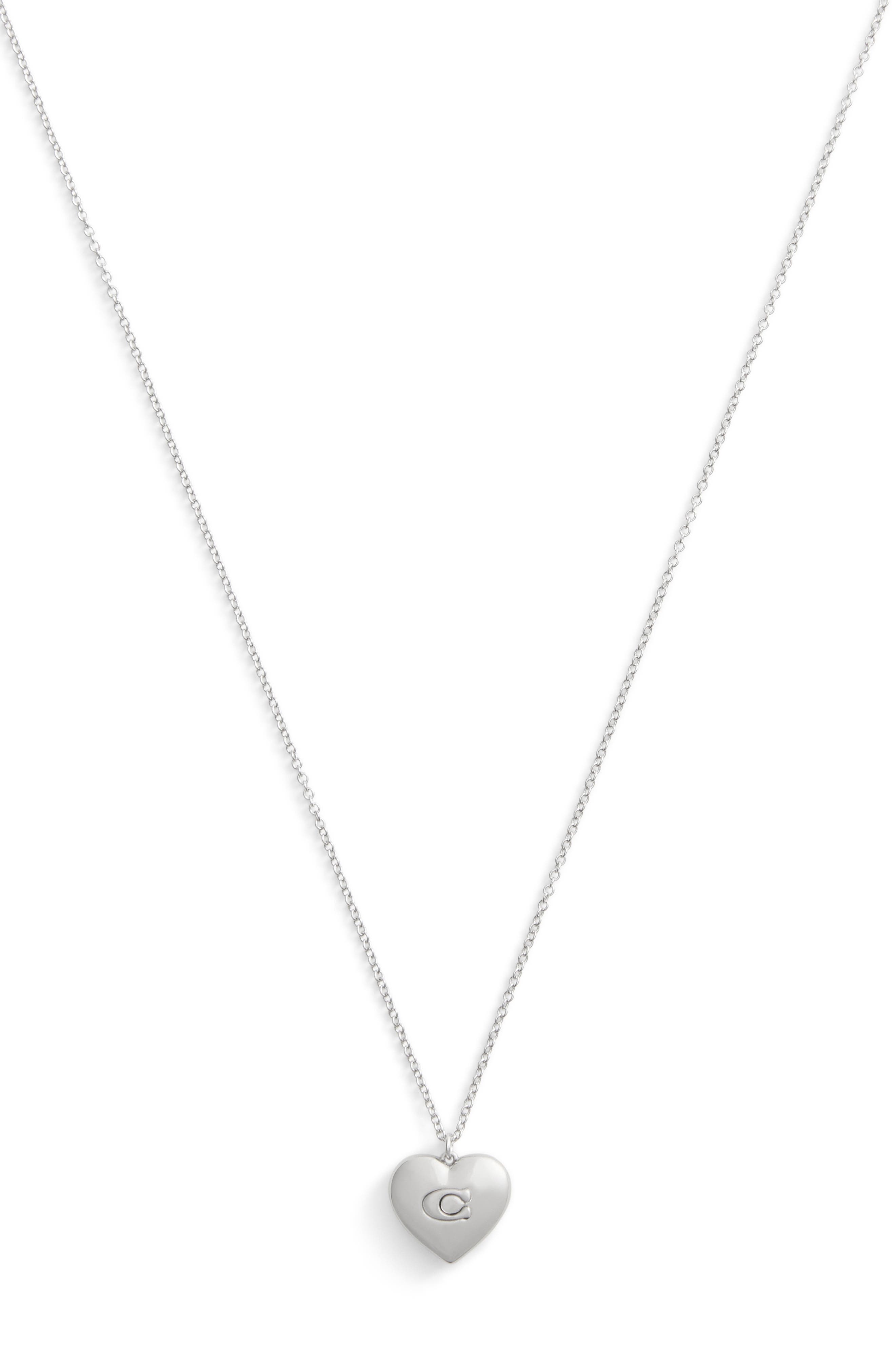 COACH Logo Pendant Necklace