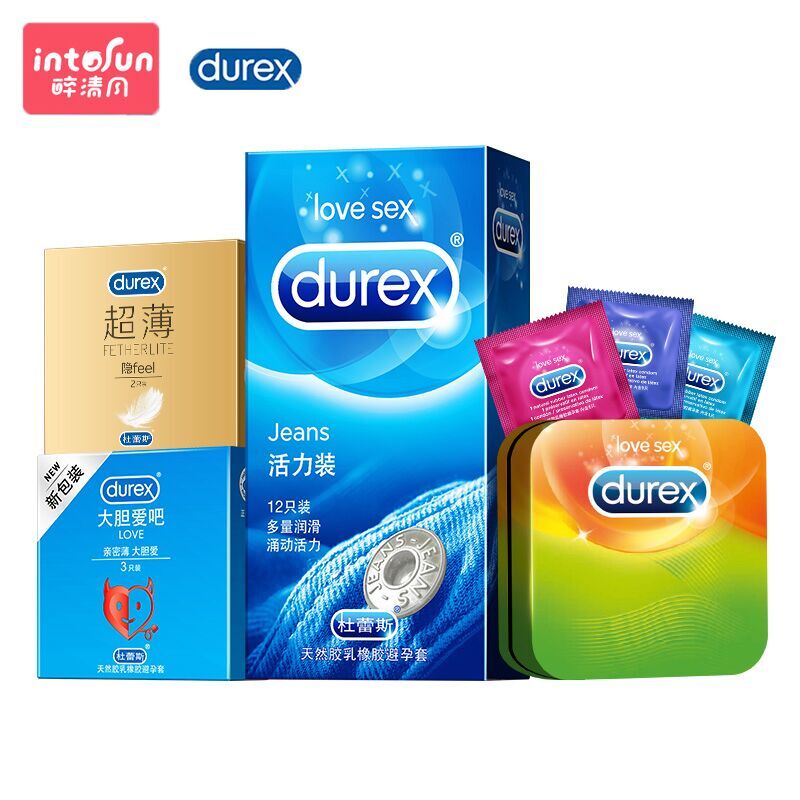 【大牌杜蕾斯】进口避孕套超薄组合装20只