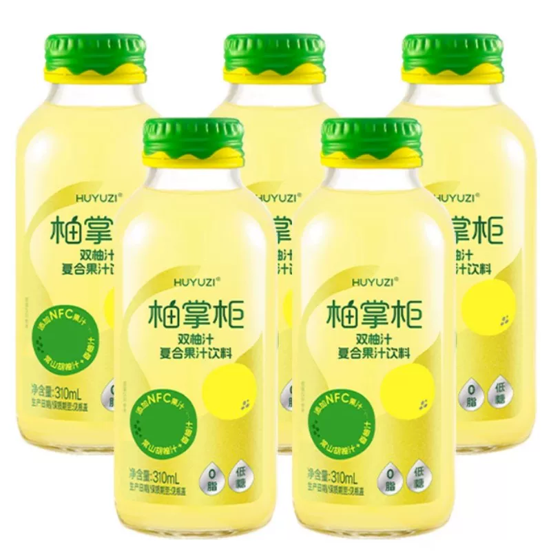柚掌柜双柚汁310ml×5瓶