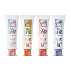 儿童牙膏牙刷套装软毛3-12岁固齿护齿宝宝防蛀牙膏