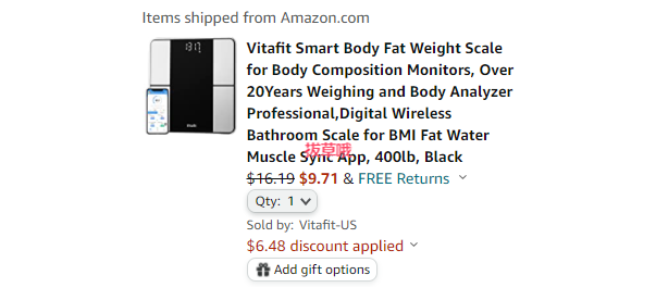 Vitafit Digital Body Weight Bathroom Scale, Over 20Years Scale