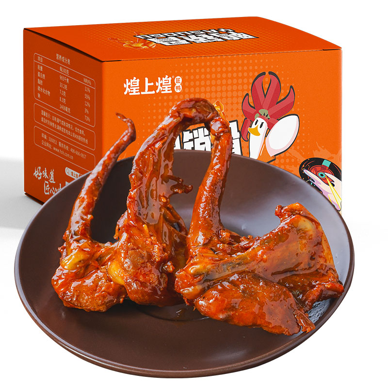 5月底到期【任3件】煌上煌鸭锁骨600g