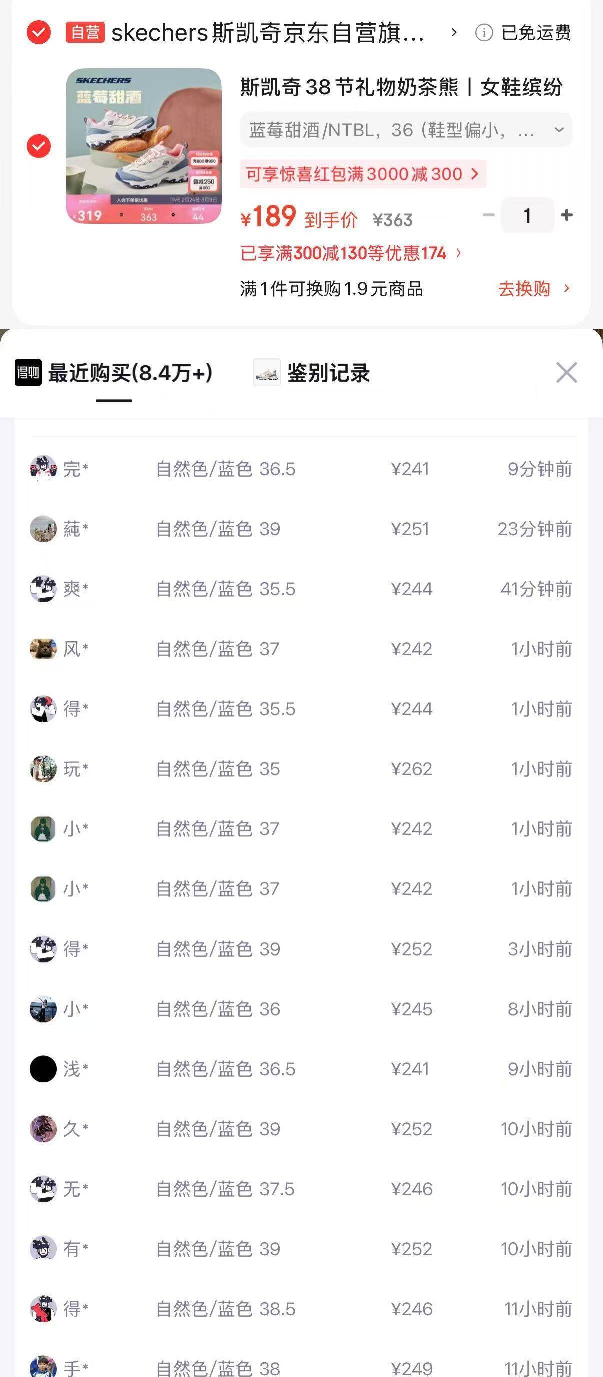 斯凯奇奶茶熊 1 代仅需 168 元！比得物秒省 80+，手慢无！