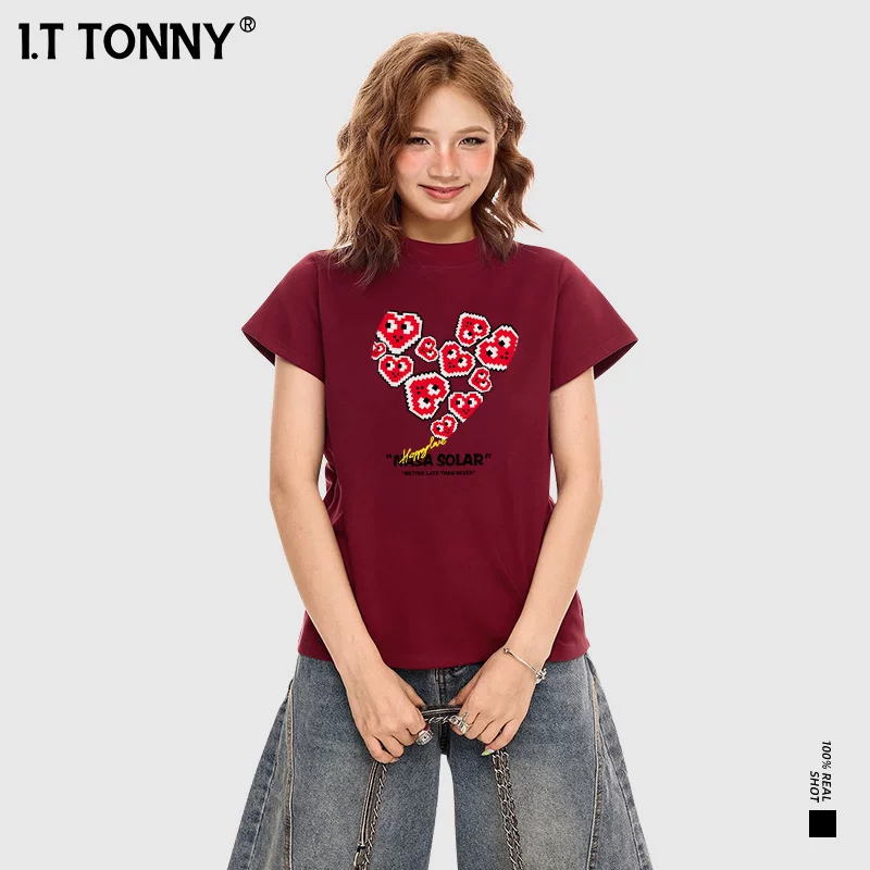 潮牌I.TTONNY官方旗舰店2026新款夏季短袖