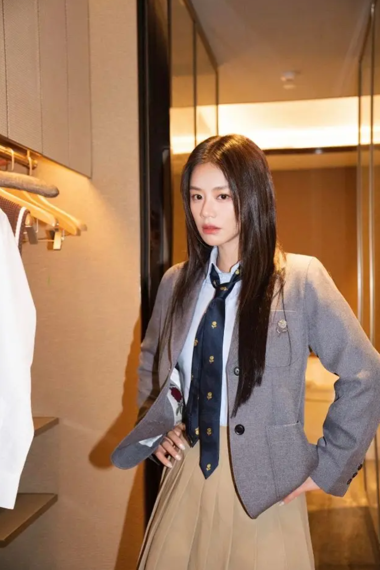 Rebellious academy style preppy punk outfits Spring 2026