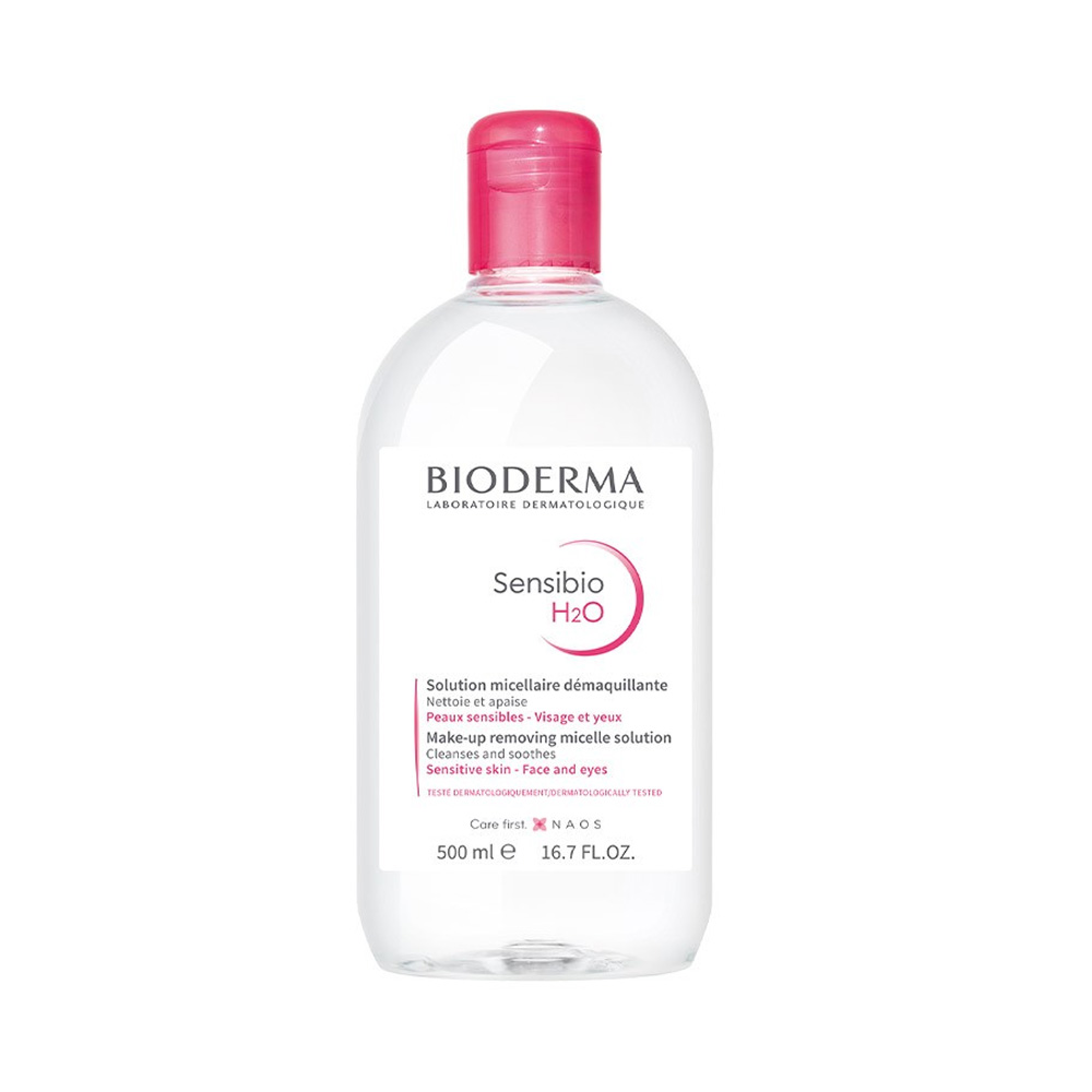 Bioderma/贝德玛舒妍洁肤液粉水500ml