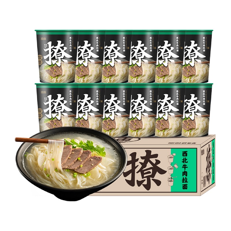 撩面正宗西北牛肉拉面76g×12桶