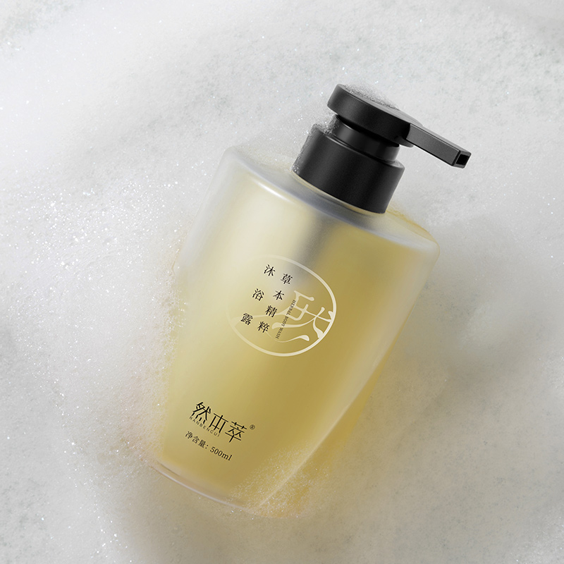 然本萃！草本精粹除螨止痒沐浴露500ml