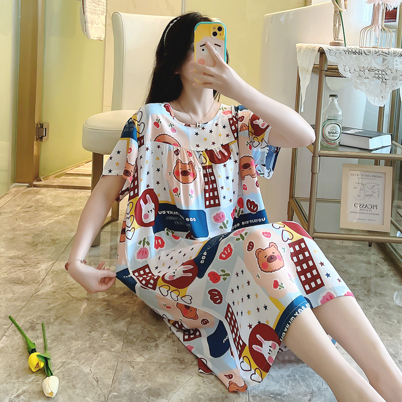 全尺寸一个价！夏季棉绸睡裙女士连衣裙