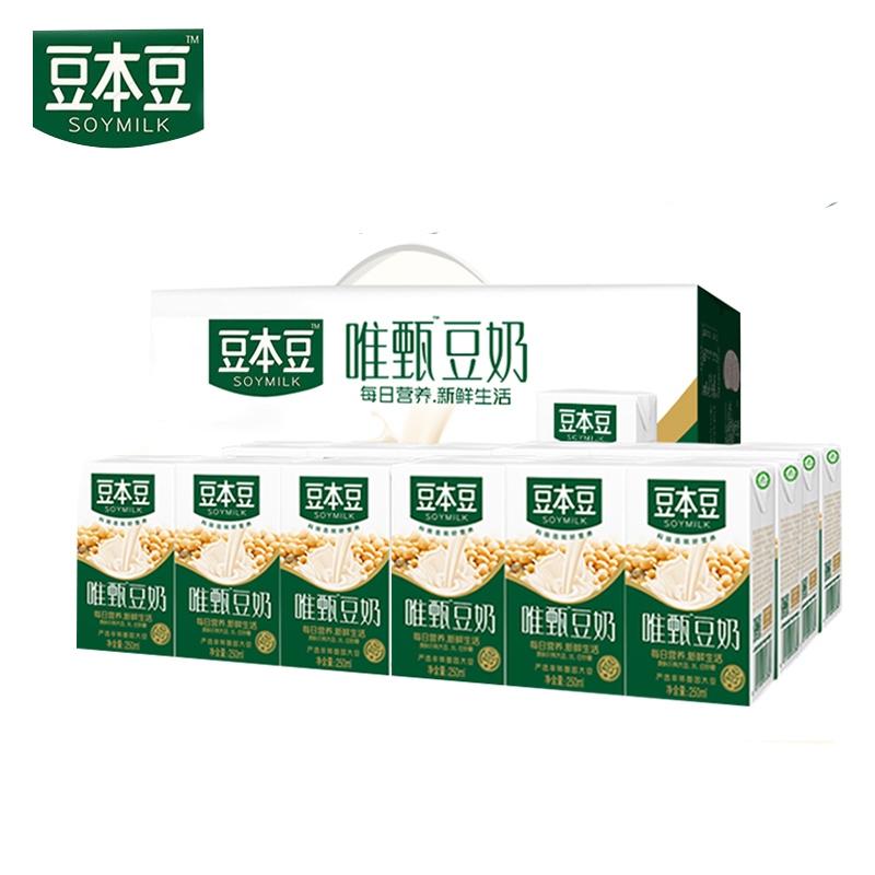 【豆本豆旗舰店】唯甄豆奶250mlx24瓶