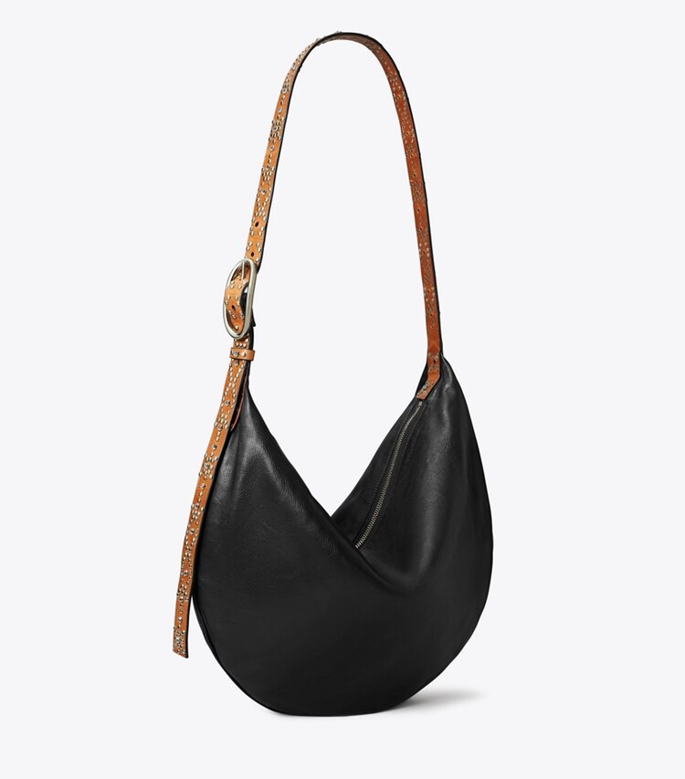 tory burch Studded Balloon 汤丽柏琦气球包 Black OS