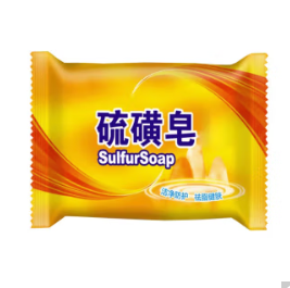3.9元包邮！硫磺皂75g*5块