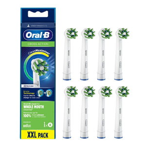 Oral-B欧乐B crossaction 8支牙刷替换头 适用于电动充电式牙刷