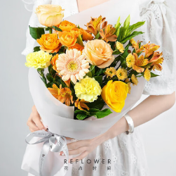 59.9元包邮！花点时间（Reflower）2023年情人节 设计款花束 朝夕有你